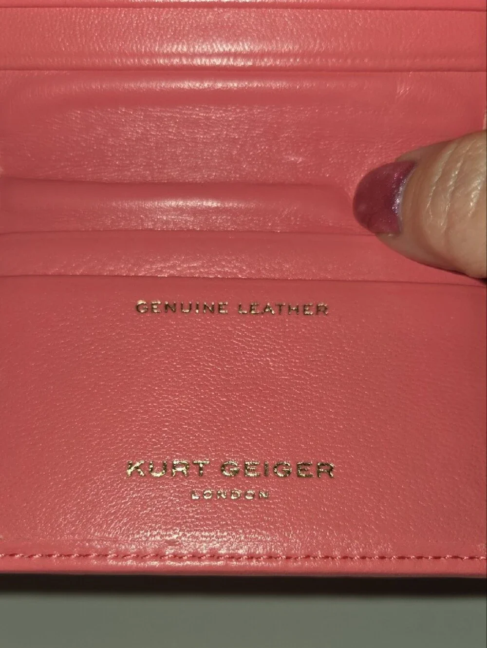 Kurt Geiger compact quilted